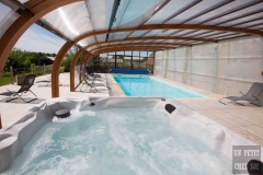 france, region basse normandie, manche, savigny, la landerie, cabanes et gites, aurelie et rodolfe cauchard, espace bien être, piscine et jacuzzi,